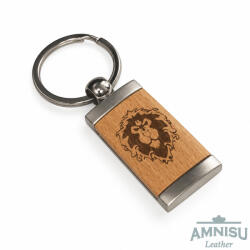 Amnisu Alliance szimbólumos gravírozott kulcstartó