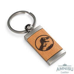 Amnisu Jurassic parkos gravírozott kulcstartó