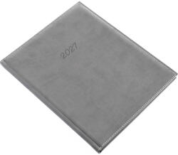 Realsystem Határidőnapló Bolero A/4S, heti krémszínű lapokkal szürke Realsystem 2027 (5212-43) - iroszer24