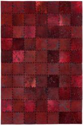 Asiatic bőr szőnyeg xylo red cross stitch - 120 x 170 cm