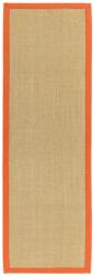 Asiatic szizál szőnyeg sisal linen orange - 68 x 300 cm