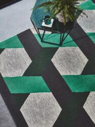 Asiatic kevert szőnyeg camden green - 160 x 230 cm