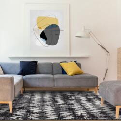 Asiatic műszálas szőnyeg nova chevron black nv28 - 200 x 290 cm