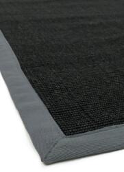 Asiatic szizál szőnyeg sisal black grey - 200 x 300 cm