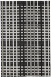 Asiatic kültéri műszálas szőnyeg patio black grid pat22 - 160 x 230 cm