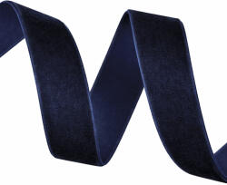 Valex Decor Bársony szalag 22mm x 10m - Éjkék (ZV22-49)