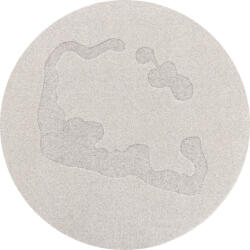  MORPHIC-B ATOLE világosszürke kerek szőnyeg, 200 cm