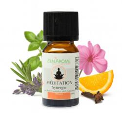 Zen Arome Meditáció Zen'Arôme 100%-os tisztaságú természetes illóolaj-szinergia meditációhoz, jógához és relaxációhoz (Meditation synergie) 10ML (SYHE-MED)