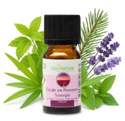 Zen Arome Provence-i kikapcsolódás Zen'Arôme 100%-os tisztaságú természetes illóolaj-szinergia relaxációhoz, illatosításhoz (Escale en Provence synergie) 10ML (SYHE-ESP)