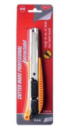 Daco Cutter profesional retractabil, 18 mm, 6 lame incluse (CR118)