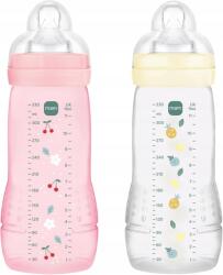 MAM Easy Active cumisüveg szett 2x 330 ml 6 m+ cumi 4 extra gyors (452145201)