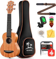Donner Koncert ukulele szett Donner kezdőknek, 23 inch-es ukulele (swqesfwsdefwsdf)