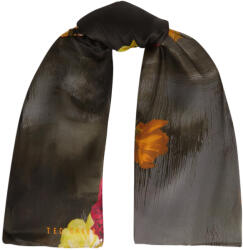 TED BAKER Fular Neeah Floral Printed Silk Long 285597 black