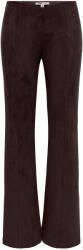 ONLY Pantaloni Onlabena Mw Faux Suede Flar 15381458 19-1109 TCX chocolate torte