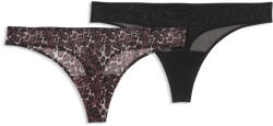 PUMA Lenjerie (Pack of 2) Animal Mesh Strings 701239580 001 black combo