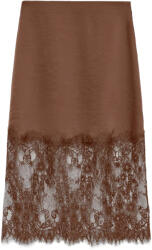 VERO MODA Fusta Vmollie Lace Hw 7/8 10352633 18-1222 TCX cocoa brown