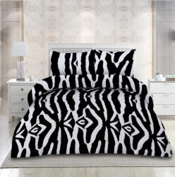 Vanora Set de pat din microfibra, 4 piese King Size, Zebra (VN-4KSBED-ZEBRA) - balutatech Lenjerie de pat