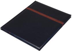 REALSYSTEM Agendă REALSYSTEM Business A/4S, cu pagini galbene săptămânale, margini cu grafică personalizată, tipărită în albastru, 2027 (5214-04)