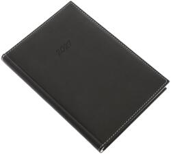 REALSYSTEM Agendă REALSYSTEM Bolero A/5, pagini galbene, copertă neagră, 2027 (5322-11)