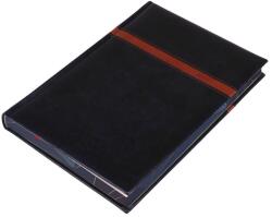 REALSYSTEM Agendă REALSYSTEM Business B/5, cu pagini galbene zilnice, margini cu grafică personalizată, tipărită în albastru, 2027 (5624-04)