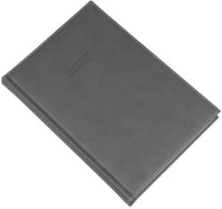 REALSYSTEM Agendă REALSYSTEM Bolero B/5, pagini galbene, coperți gri, 2027 (5622-43)