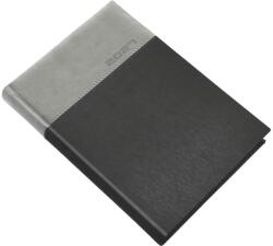 REALSYSTEM Agendă REALSYSTEM Lux A/5, pagini albe, grafit, 2027 (5321-43)