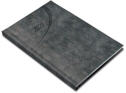 REALSYSTEM Agendă REALSYSTEM Fashion B/5 săptămânală + jurnal, pagini albe, grafit, 2027 (5631-03)