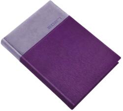 REALSYSTEM Agendă REALSYSTEM Lux A/5, cu pagini albe și coperți mov, 2027 (5321-44)
