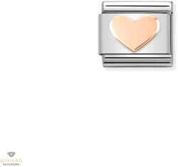NOMINATION "9K Rosé szív" charm - 430104-37
