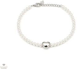 Újvilág Kollekció Ezüst szív karkötő 19 cm - 07198-11