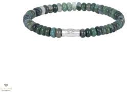 Aze Jade Mountain Oval ezüst karkötő 19 cm - AZ-BS615-A-190