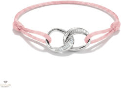 Thomas Sabo Sterling Silver Thomas Sabo Textil Együtt karkötő 24 cm - A2236-051-9-L24