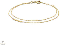 Jackie Gold dupla arany karlánc 18 cm - JKB20-072
