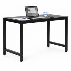 Homelux Birou pentru studiu si birou acasa, 120x60 cm, negru, cadru metalic (TH-RD-1)