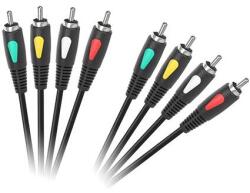 Cabletech Cablu 4RCA-4RCA 1.8m Eco-Line Cabletech (KPO4003-1.8) - vexio