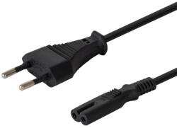 SAVIO Power cable 2pin (M) 3m CL-105 Black (CL-105)