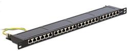 Delock 19 Patchpanel 24P Cat . 6 0.5 HE black (43316)