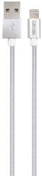 Grixx Cablu date GRIXX Optimum - 8-pin to USB Apple MFI License, impletit, lungime 1m - alb (GROIPCA8PINFW01) - vexio
