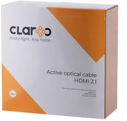 claroc HDMI CABLE FIBER OPTIC AOC, 2.1, 8K, 20M (FEN-HDMI-21-20M)
