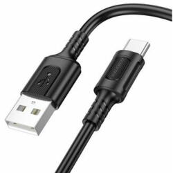 BOROFONE USB la Type-C Borofone Cable BX111 Feliz 1m 3A Negru (6941991115080)