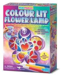 4M Kit creativ KidzMaker - Lampa florala luminoasa (4M-04820)