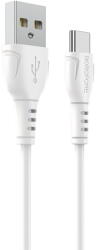 BOROFONE Cablu Date si Incarcare USB la USB Type-C Borofone BX51 Triumph, 1 m, 3A, Alb (cb/Bor/TypC/BX51/1m/a/bl)
