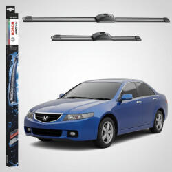 Bosch Ștergătoare Parbriz Honda Accord VII (CM, UC) 2003-2008 | Set Față 650+400mm Aerotwin AR653S | Bosch (AR653SHONDAACCVII0308B)