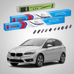 TeamCar Ștergătoare BMW Seria 2 Active Tourer (F45) 2014-2021 | Set Față și Spate Flat Premium - TeamCar® (TC-F45-650475300FLP)