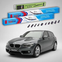 TeamCar Ștergătoare BMW Seria 1 Hatchback 3UȘI (F21) 2011-2019 | Set Față și Spate Flat Premium - TeamCar® (TC-F21-550450300FLP)