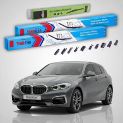 TeamCar Ștergătoare BMW Seria 1 Hatchback (F40) 2019-prezent | Set Față și Spate Flat Premium - 61 61 5 A25 860 (TC-F40-650400300FLP)