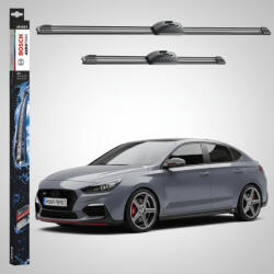 Bosch Ștergătoare Parbriz Hyundai i30 Fastback (PDE, PDEN) 2017-Prezent | Set Față 650+400mm Aerotwin AR653S | Bosch (AR653SHYUI30FASTBACK17)