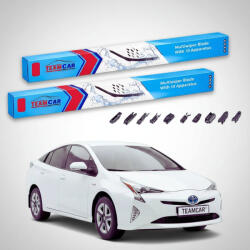 TeamCar Ștergătoare Toyota Prius IV W50 W51 2015-prezent | Set Față Flat Premium - TeamCar® (TC-PRIUSW50-7040FLP)