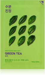 Holika Holika Pure Essence Green Tea ápoló arcmaszk az érzékeny, vörösödésre hajlamos bőrre 23 ml