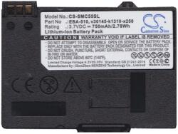 Cameron Sino Siemens C55 CAMERON SINO Li-Ion akku 3.7V/750mAh, Siemens EBA-510 kompatibilis, FEKETE (CS-SMC55SL)
